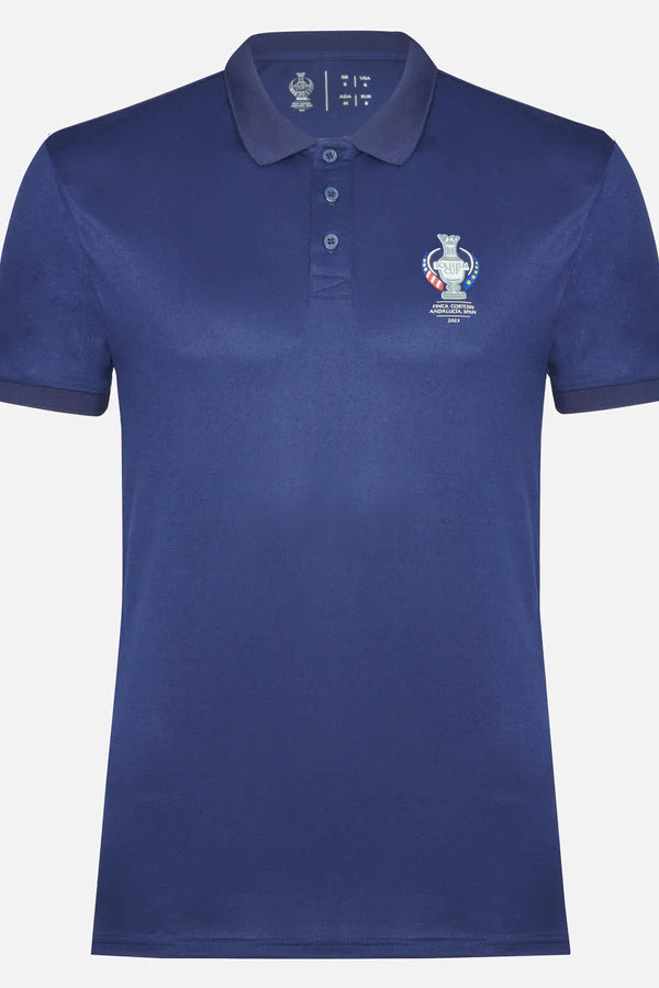 Official technical polo shirt Solheim Cup Blue Man