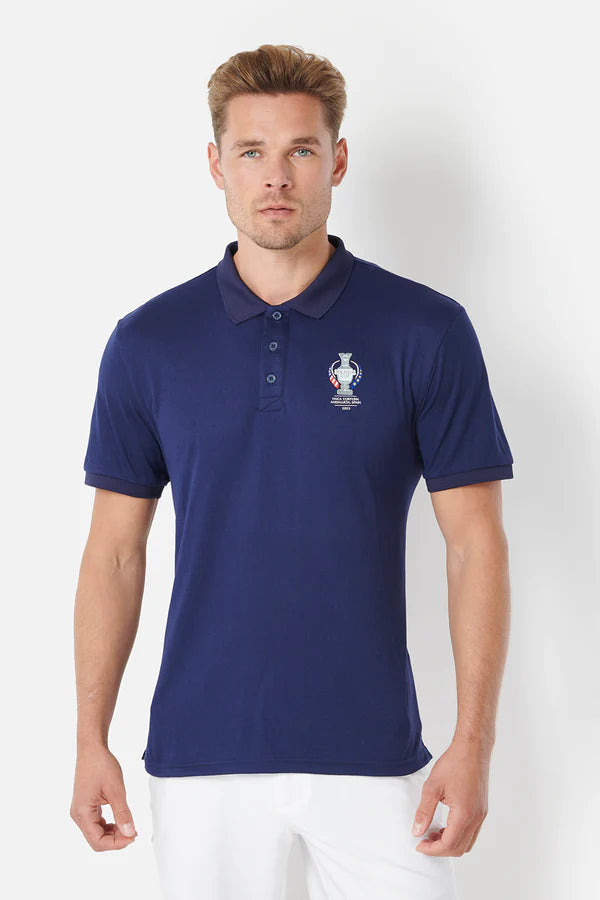 Official technical polo shirt Solheim Cup Blue Man